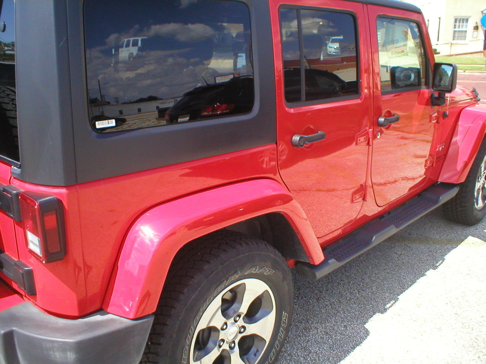 2016 Jeep Wrangler Unlimited Sahara 4X4 4-Door-Firecracker Red - Fred Pilkilton Motors - Denison Texas