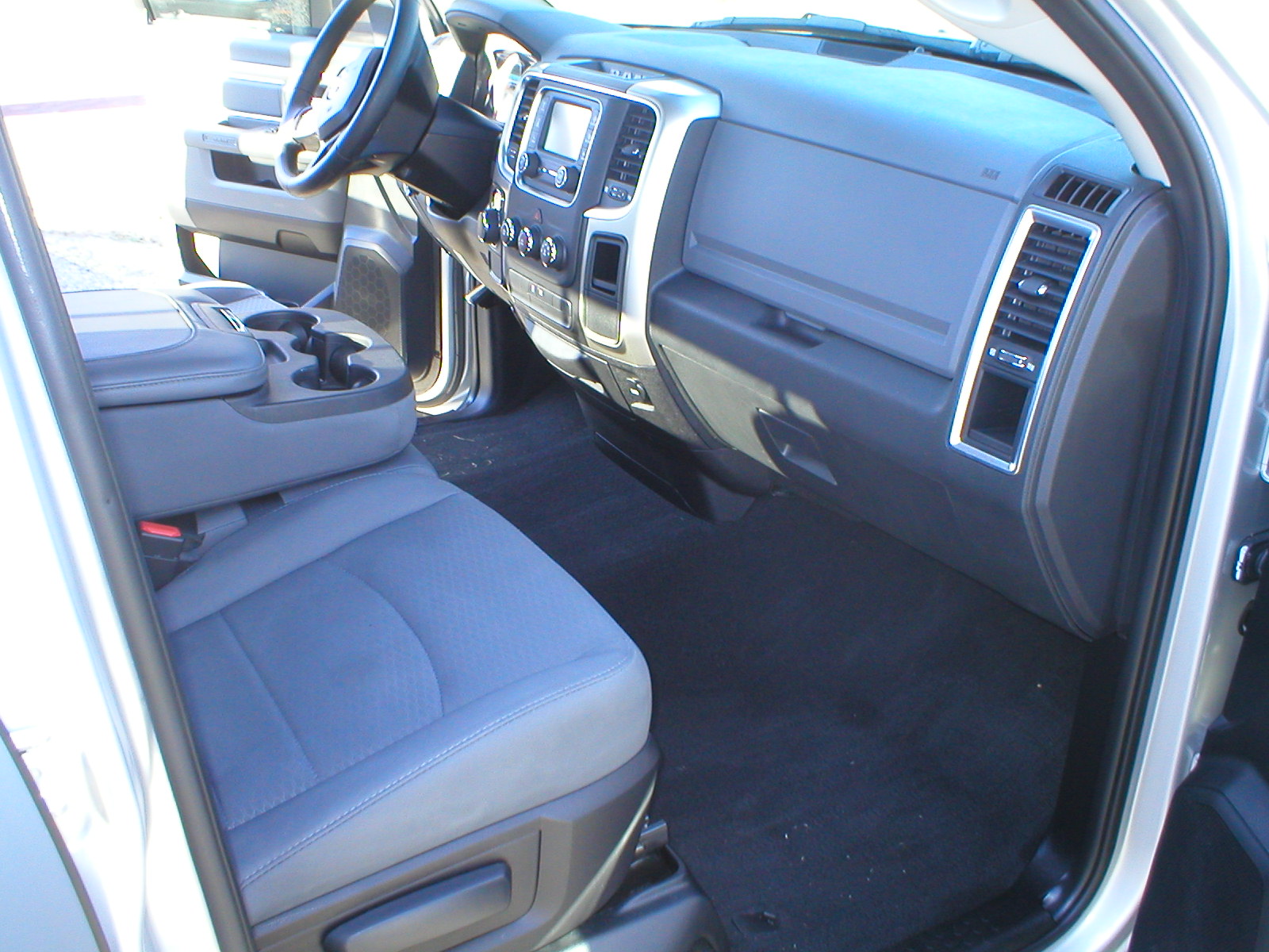 2016 Dodge Ram 1500 SLT Quad Cab 4-Door Pickup Silver - Fred Pilkilton Motors - Denison Texas