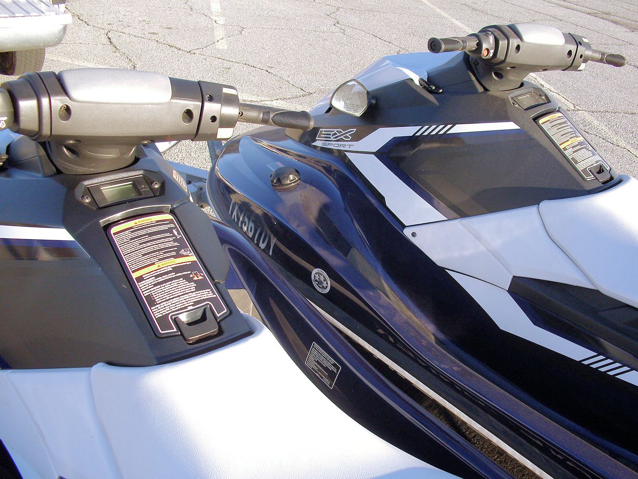 Yamaha WaveRunners EX Sport 2017 Model - Blue w/White Trim - Fred Pilkilton Motors - Denison Texas