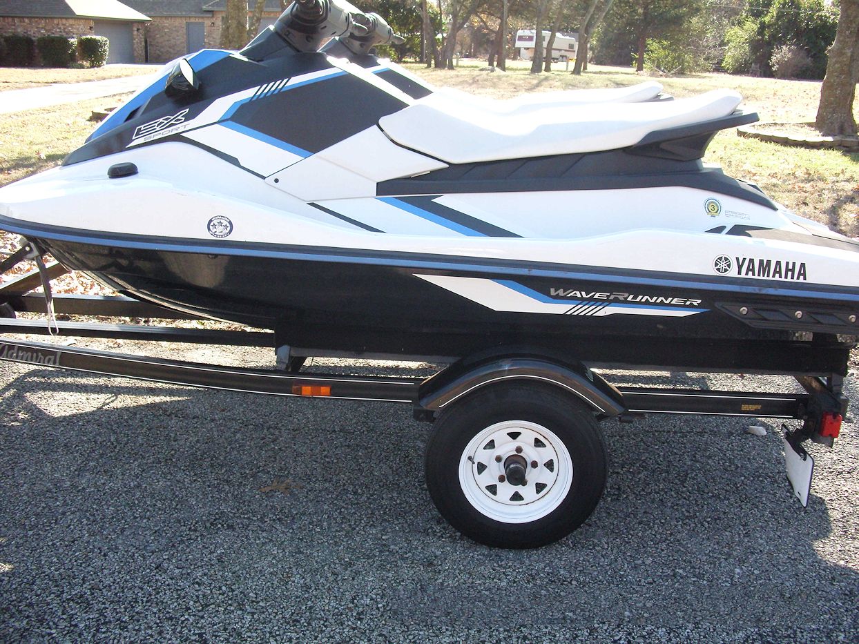 Yamaha WaveRunners EX Sport 2017 Model - White w/Blue Trim - Fred Pilkilton Motors - Denison Texas