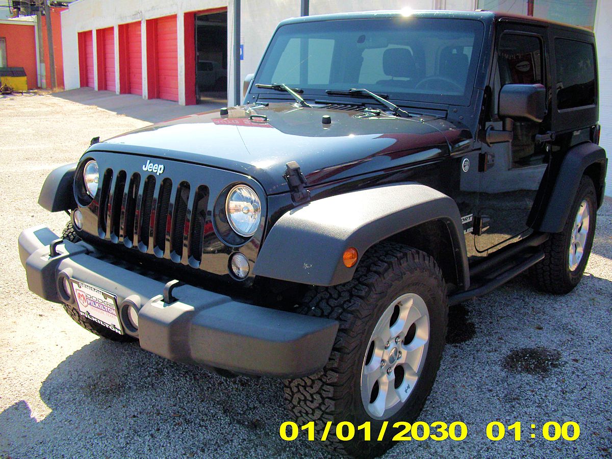 2015 Jeep Wrangler Sport JK 2-Door 4X4 Black – Fred Pilkilton Motors – Denison TX