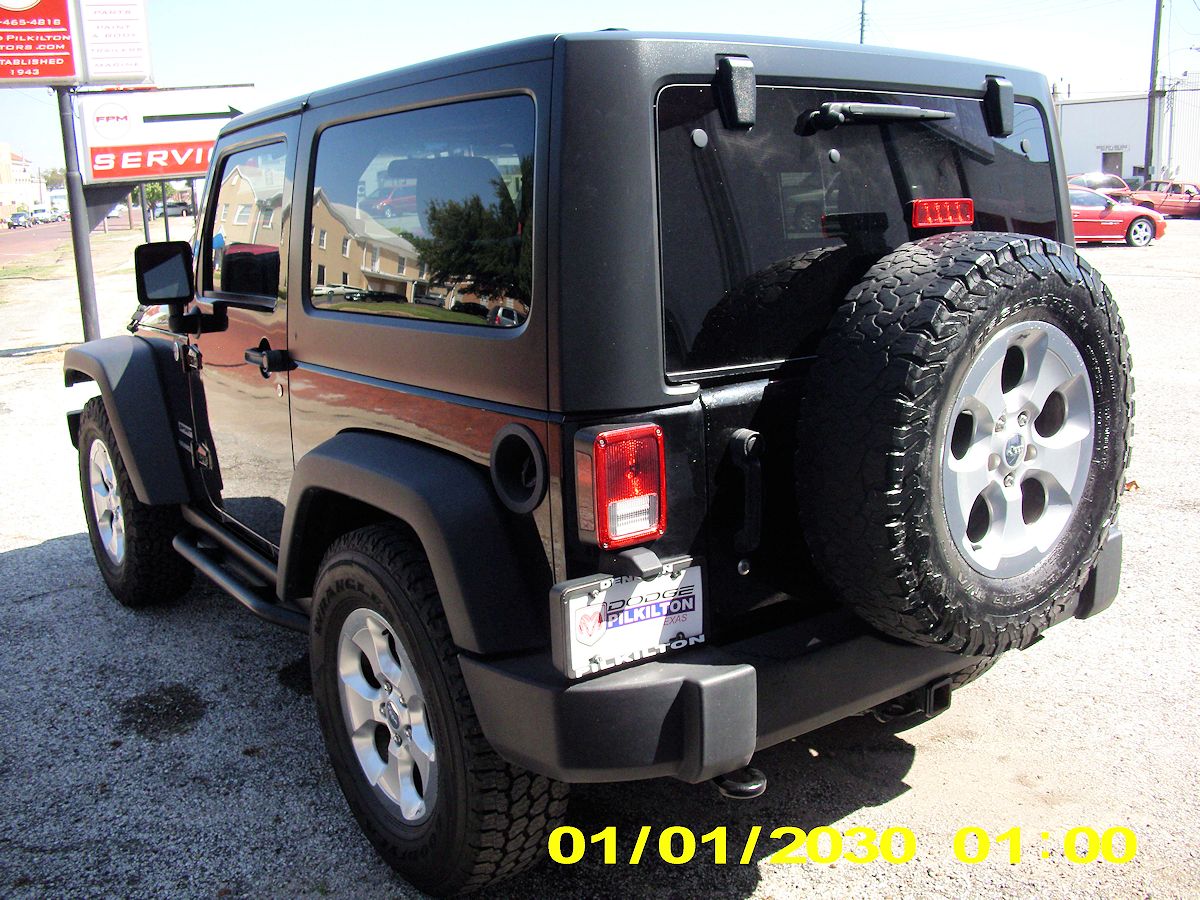 2015 Jeep Wrangler Sport JK 2-Door 4X4 Black – Fred Pilkilton Motors – Denison TX