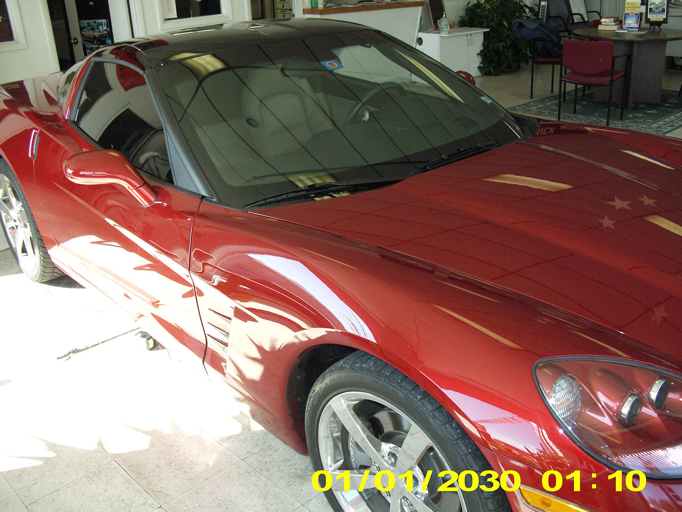 2010 Corvette Coupe 3LT Crystal Red Metallic